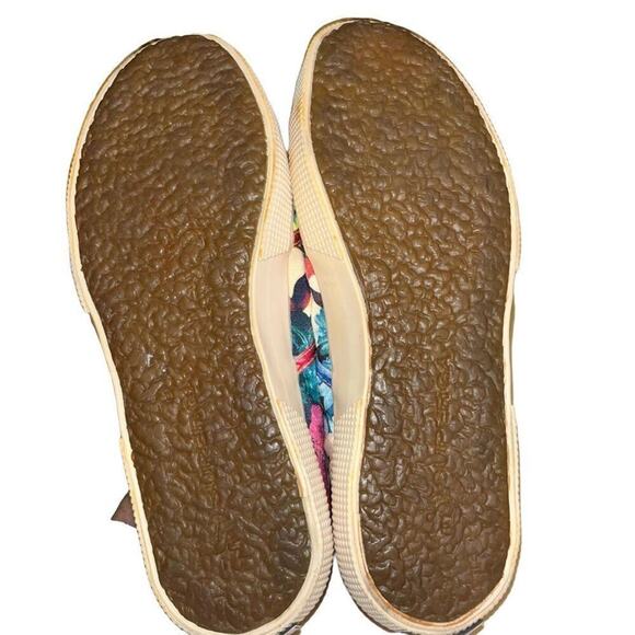 Superga Bloomingdale’s limited edition floral print satin sneakers 37 1/2 or 7 - Picture 6 of 6